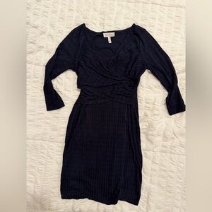 Jessica Simpson Navy Long Sleeve Dress